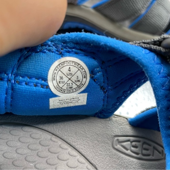 Keen Sandals big kids 4 Newport H2 Magnet Brilliant Blue Gray - Picture 6 of 6